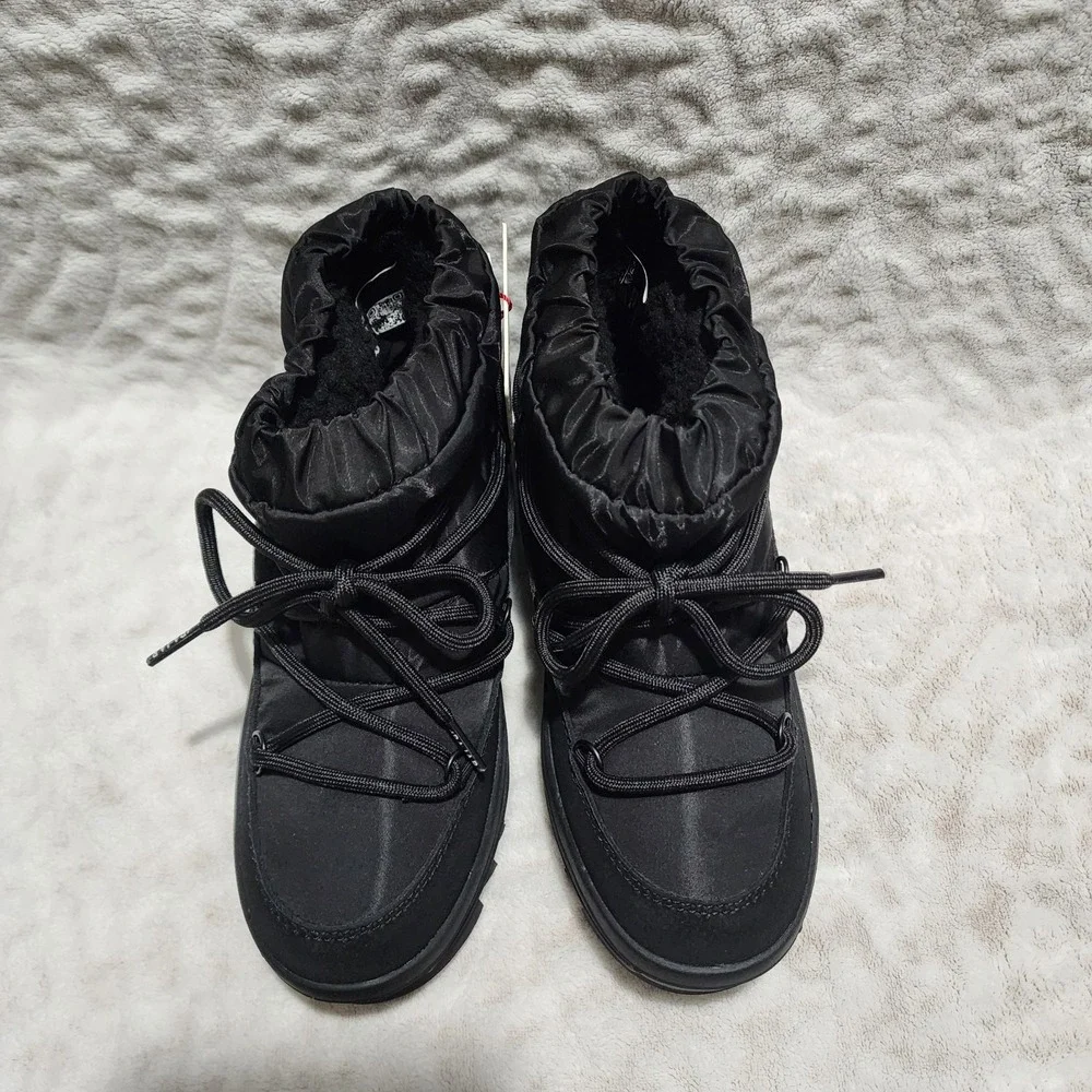 Pajar Canada Taya Women's Ankle Snow Winter Boots Waterproof Outdoor Sz 5 Black